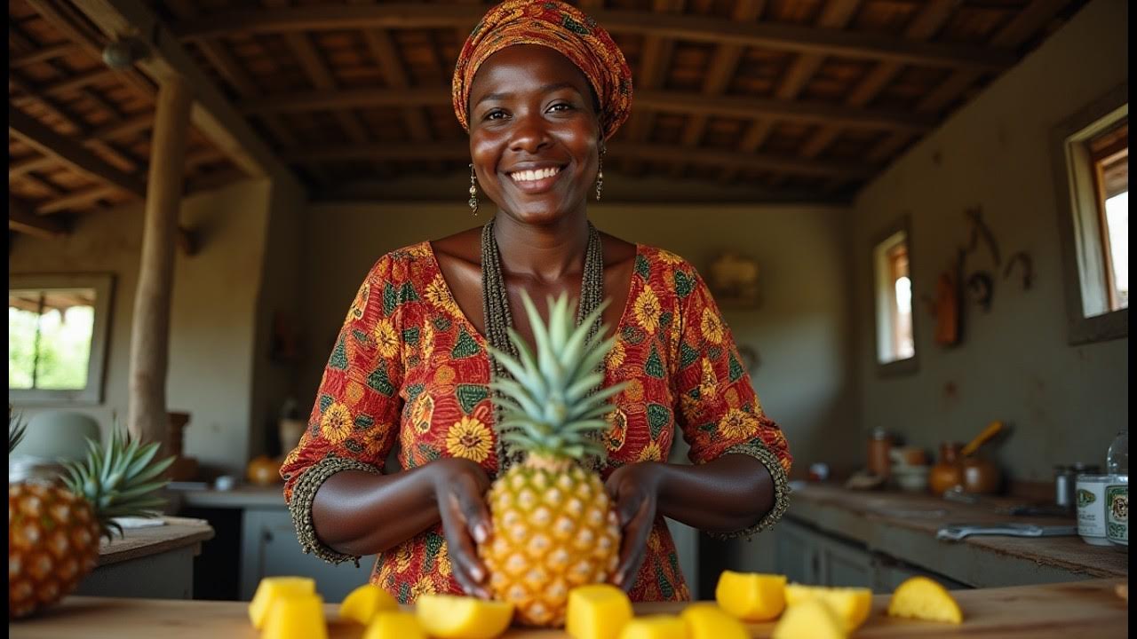 How To Cut Pineapple Without Waste, pineapple cutting hack the proper
