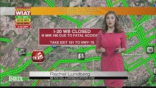 Fatal accident shuts down all lanes of I20 WB