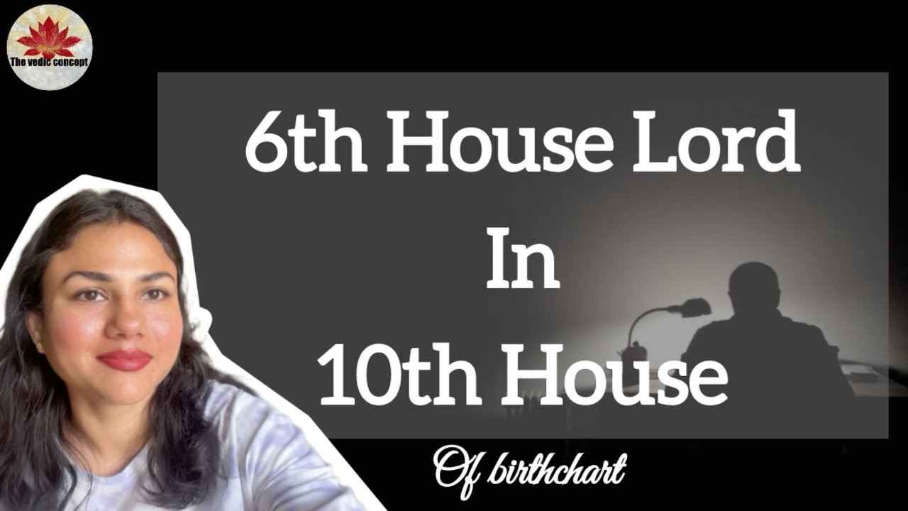 6th House Lord In 10th House  #birthchartanalysis #astrology 