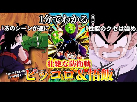 【ドッカンバトル】1分で分かるピッコロ＆悟飯【比較】