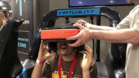 Virtual Reality from 1992 on a Commodore Amiga (Virtuality VR)