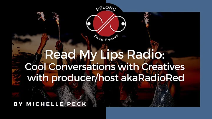 Michelle Peck with producer/host akaRadioRed: Cool...