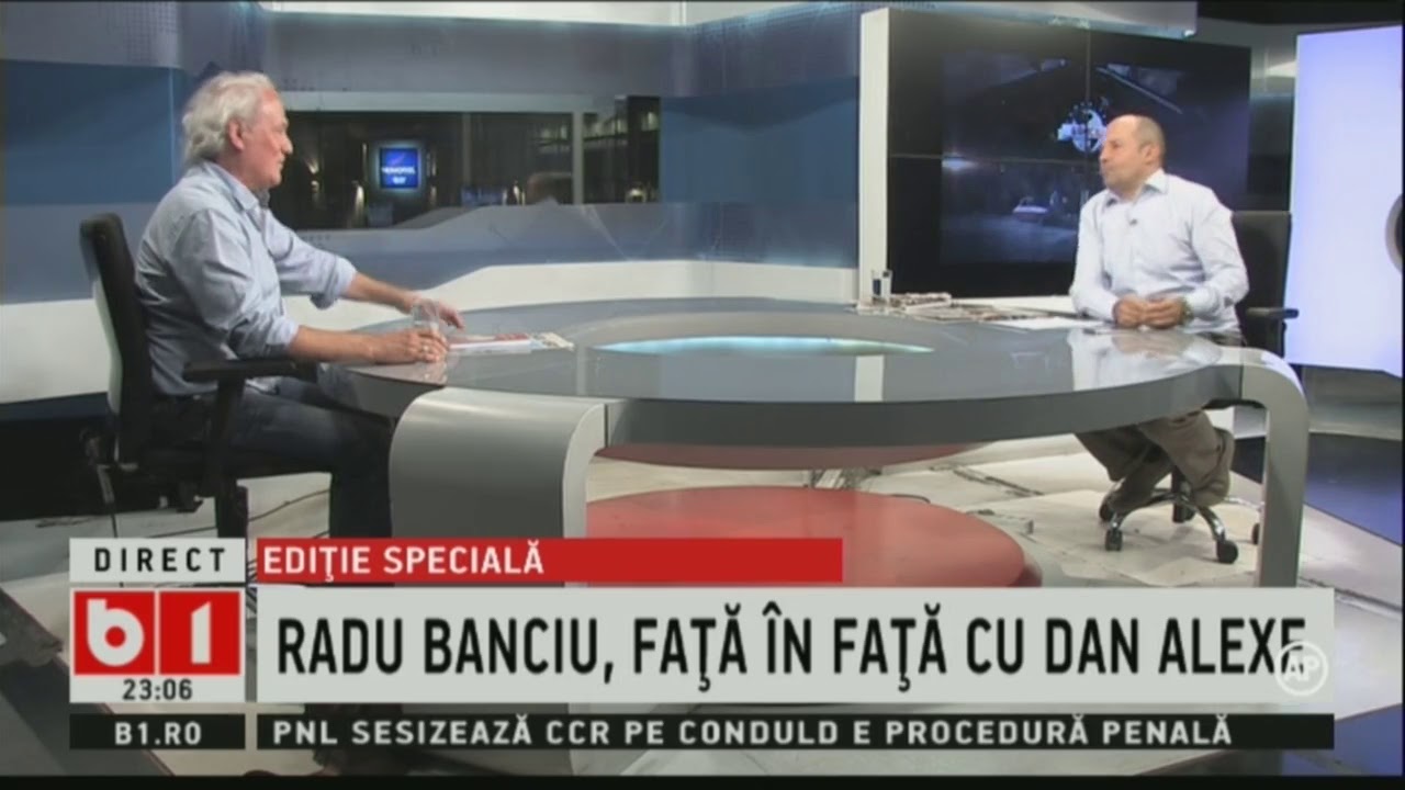 LUMEA LUI BANCIU. INVITAT SPECIAL JURNALISTUL DAN ALEXE. 2 IULIE 2018, P 1/3