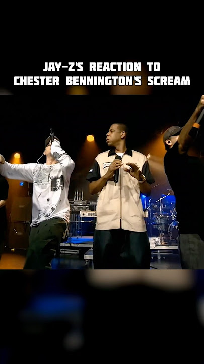 Jay-Z's reaction to Chester Bennington's scream