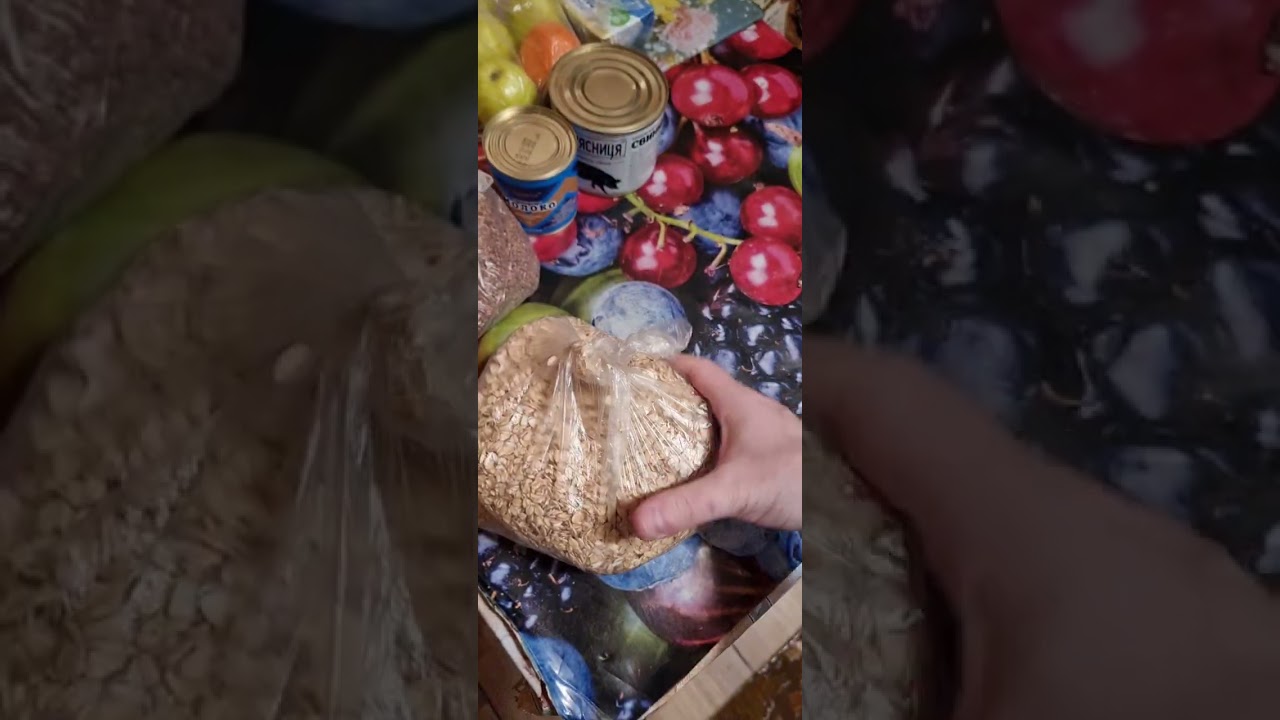 Распаковка гуманитарной помощи