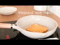 Simple everyday life: Weekend vlog - Changing bedsheet, easy French toasts, chill weekend