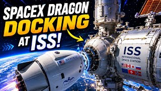🚀😱 SpaceX Dragon Approach & Dock to the ISS Above Indian Ocean 🇮🇳🌎 @STARSHIP_official @SpaceX @NASA