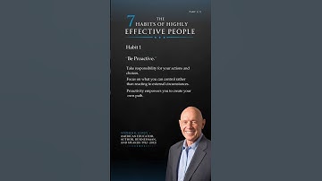 Part 1 - 7 Habits of Highly Effective People by Stephen R. Covey