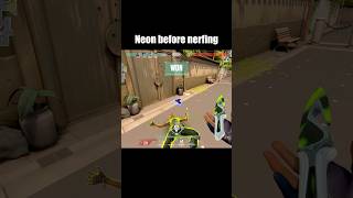 Neon before nerfing #valorant #valorantclips #valorantclips #valorantradiantaim #gaming