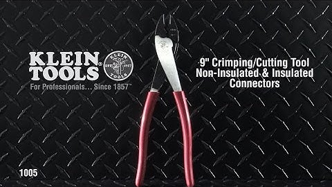 Crimping/Cutting Tool Non-Insulated/Insulated Connectors