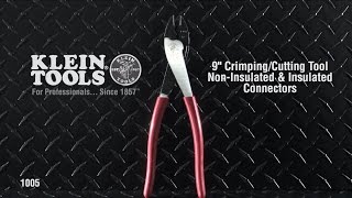 Crimping and Cutting Tool for Connectors - 1005 | Klein Tools