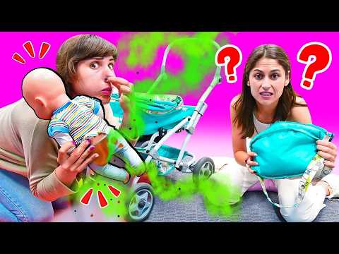 Baby Born’a Bakma Zamanı! Tuvalet Sürprizi 😂👶Ayşe ve Ümit ile komik video!