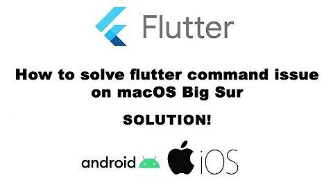 How to solve flutter command issue on macOS Big Sur (zsh: command not found: flutter) | Resolved!
