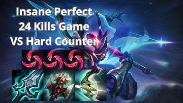 Unranked To Master With Master Yi Top - Insane Perfect 24 Kills Game VS Hard Counter