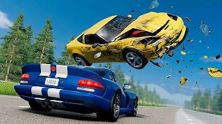 Street Racing Car Crashes - BeamNG Drive #9 screenshot 3