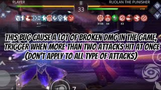 Shadow Fight 3: The broken bugged damage when more than two attacks hit at once in one frame