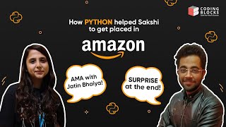 Catch Jatin Bhaiya in Conversation with Sakshi & Learn How She Cracked Amazon AWS with Python Course