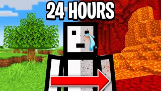 Playing Minecraft Hardcore for 24 HOURS Straight! [FULL MOVIE] screenshot 5