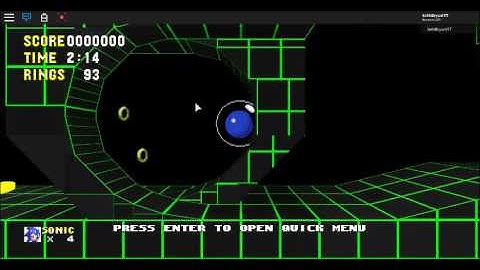 sonic in roblox with debug mode (debug mode will not be shown in this video)