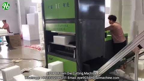 EPE Foam Die Cutting Machine | PE Foam Die Cutting Machinery
