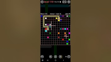 How To Solve Flow Free Star Field Pack Level 119 14x14 Board Walk Through Solution Walkthrough