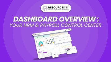 HRM & Payroll Control Center in Resourceinn | HRMS | Dashboard Overview