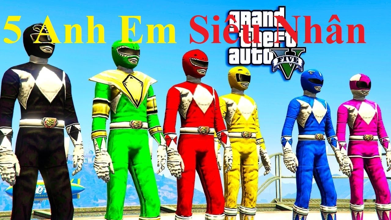 5 Anh Em Siêu Nhân: Đi Thu Phục Siêu Nhân Xanh Lá #1| Powerranger - Youtube