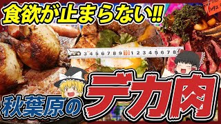 【ゆっくり解説】デカ肉の聖地！食欲を加速させる秋葉原の飯テロについて