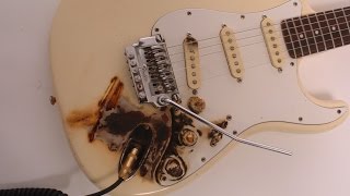 Fix Static Noise From Touching Your Pickguard.  By Scott Grove Resimi