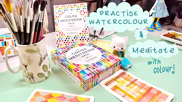 Boost your watercolour paintings and mental health using Lisa Solomon’s Colour Meditation Deck