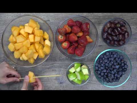 Fun Summer Recipe: Fruit Skewers with Dipping Sauce