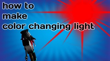 How to make color changing light:Roblox Studio