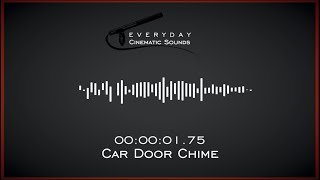 Open Car Door Chime/Beep | HQ Sound Effect