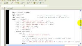 CS 161 - ASCII Conversion Profile