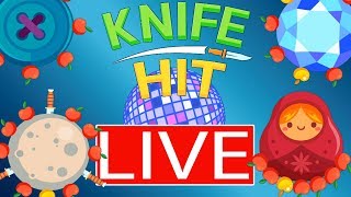 Knife Hit Gameplay - Livestream (iOS, Android) screenshot 5