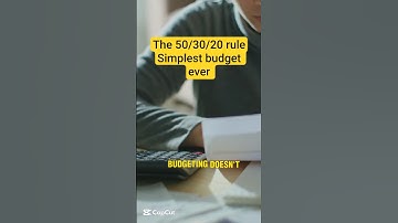 Master Your Money with the 50/30/20 Rule