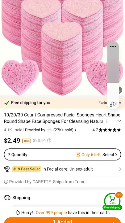 10/20/30 Count Compressed Facial Sponges Heart Shape - Temu