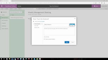 Tech Tip - OneNote in SharePoint