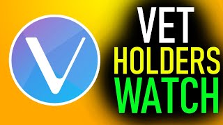 If You Hold VeChain You Should WATCH THIS VIDEO! - Vet Vechain Cryptocurrency