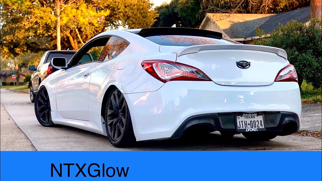 All Chrome BK2 Hyundai Genesis Coupe NTXGlow YouTube