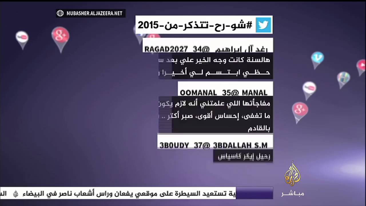 تغريدات .. #شو_رح_تتذكر_من_٢٠١٥