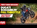 Ducati scrambler full throttle  ducatis sportiest scrambler  first ride review  evo india