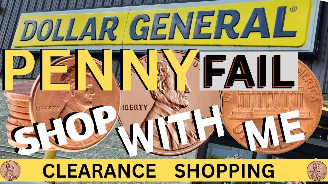 Dollar General Penny и распродажа Shop With Me в 9 Stores Haul Fail