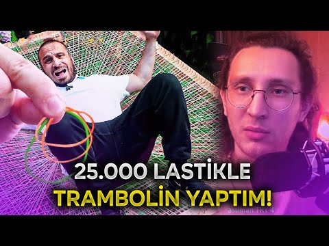 KAANFLİX | 25.000 LASTİKLE TRAMBOLİN YAPTIM! İZLİYOR (Uras Benlioğlu)