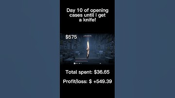 Day 10 and finale of opening cases until I get a knife! #shorts #cs2 #gaming