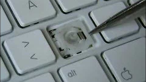How to re-assemble a Key on APPLE MACBOOK keyboard topcase