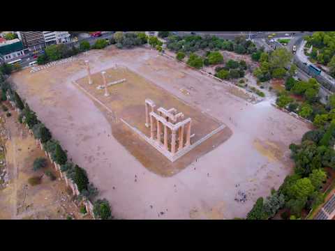 Athens from drone