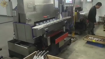 Auto knife handle polishing line, CNC controlled