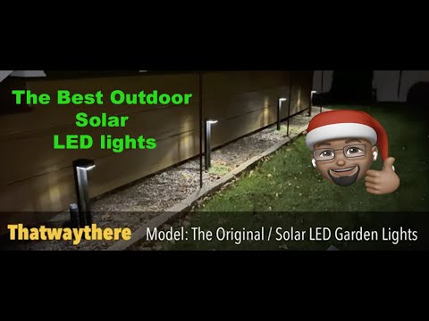 Unboxing & Review of the Thatwaythere Solar Lights Outdoor Waterproof Garden LED Light Set. Unboxing & Review of the Thatwaythere Solar Lights Outdoor Waterproof Garden LED Light Set.