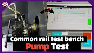 Common Rail Test Bench | Pump Test Function | MOTORTOOL
